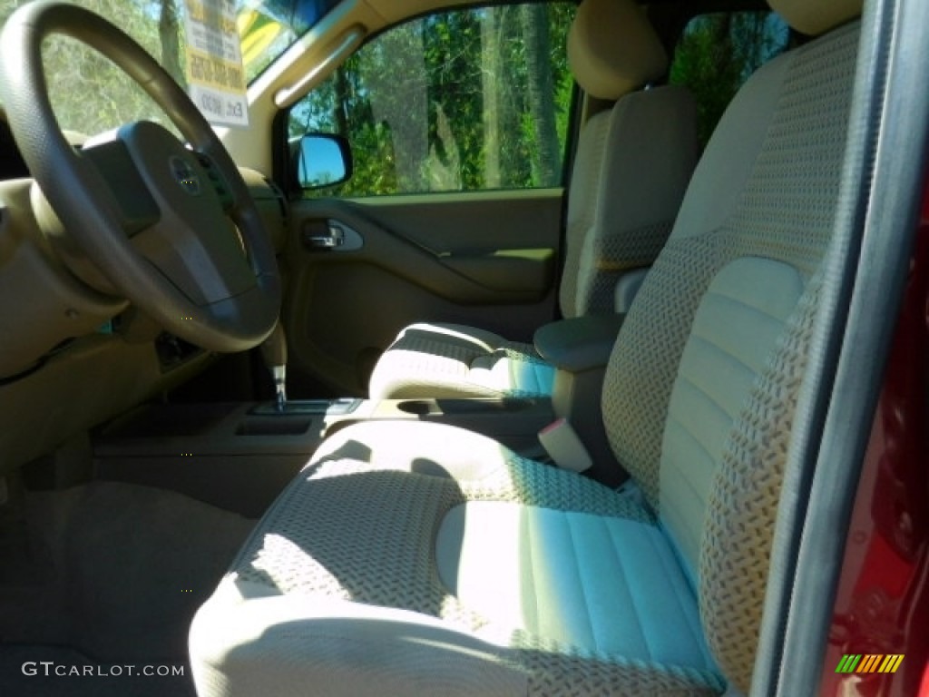 2006 Frontier SE King Cab 4x4 - Red Brawn / Desert photo #4