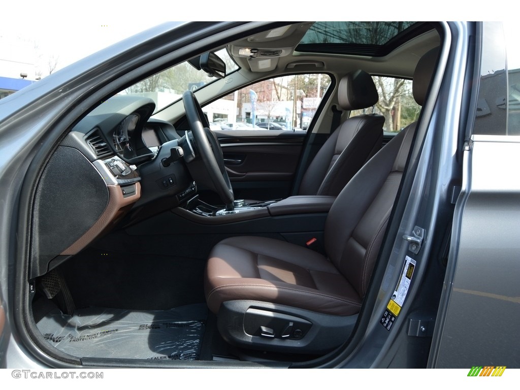 2016 5 Series 528i xDrive Sedan - Space Grey Metallic / Mocha photo #11