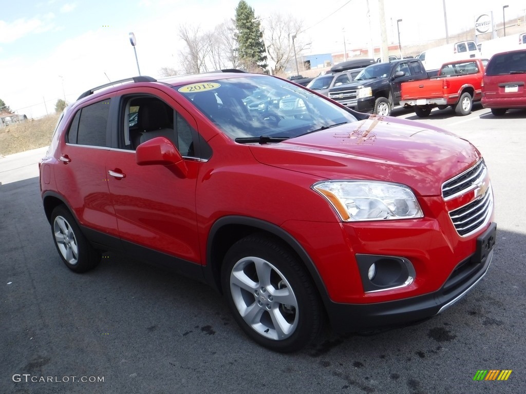 2015 Trax LTZ AWD - Blaze Red / Jet Black/Light Titanium photo #6