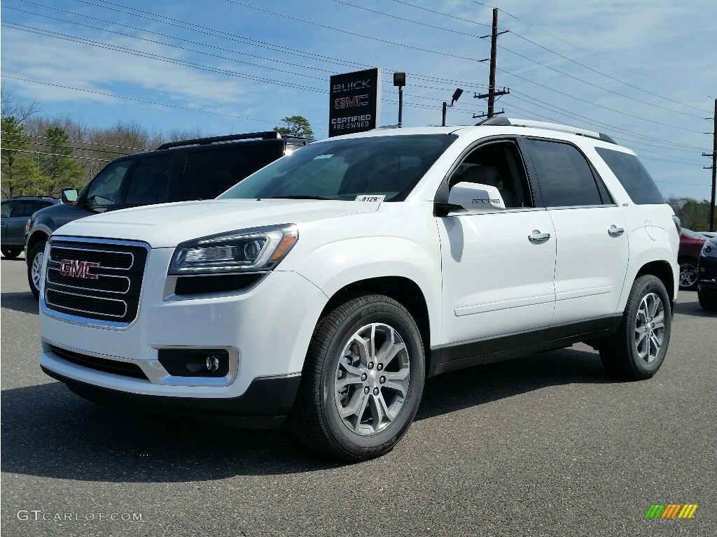 2016 Acadia SLT AWD - Summit White / Light Titanium photo #1