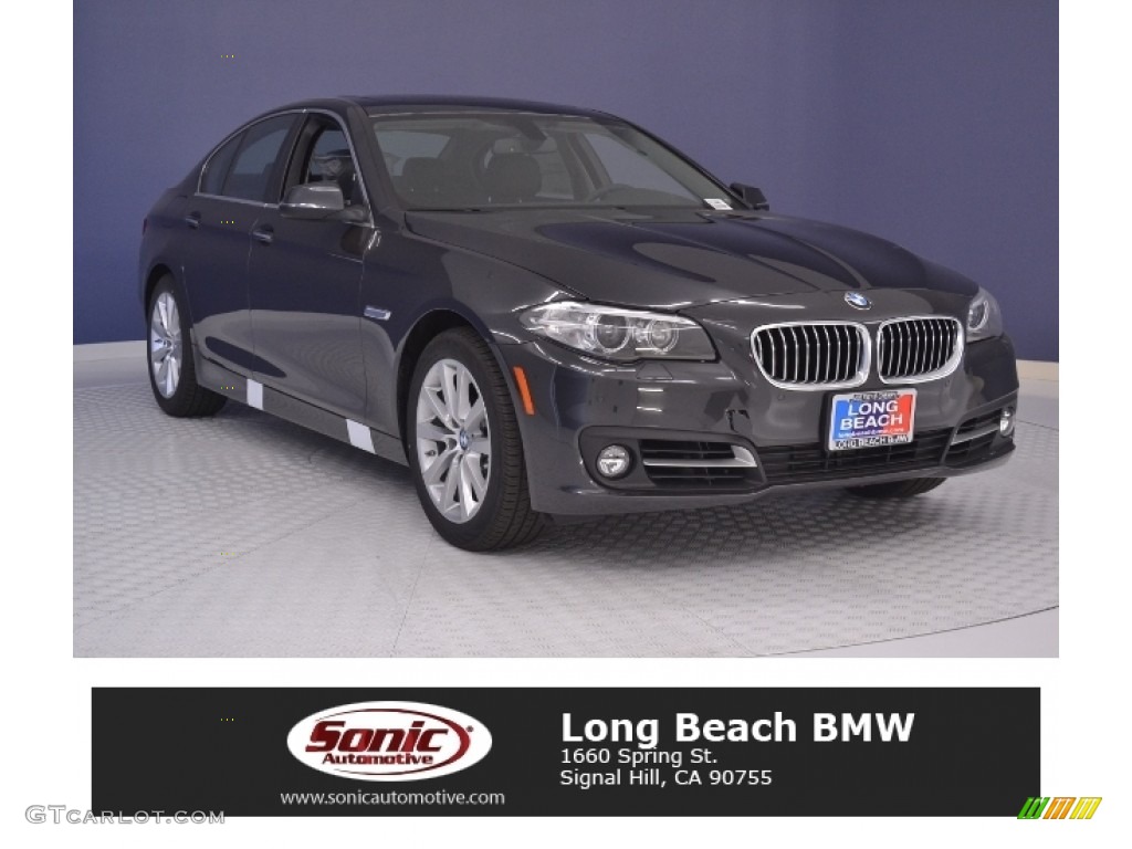 2016 5 Series 535i Sedan - Dark Graphite Metallic / Black photo #1