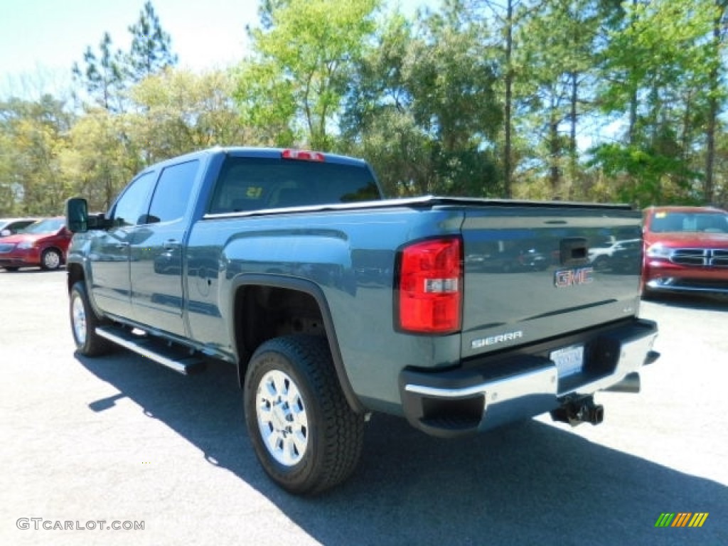 2015 Sierra 2500HD SLE Crew Cab 4x4 - Stealth Gray Metallic / Jet Black photo #3