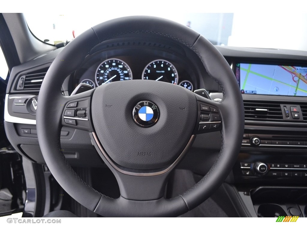 2016 5 Series 528i Sedan - Jet Black / Black photo #1