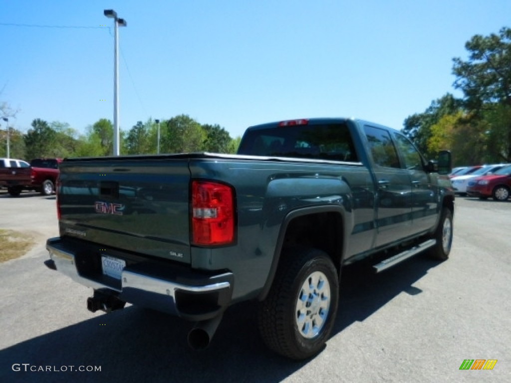 2015 Sierra 2500HD SLE Crew Cab 4x4 - Stealth Gray Metallic / Jet Black photo #8