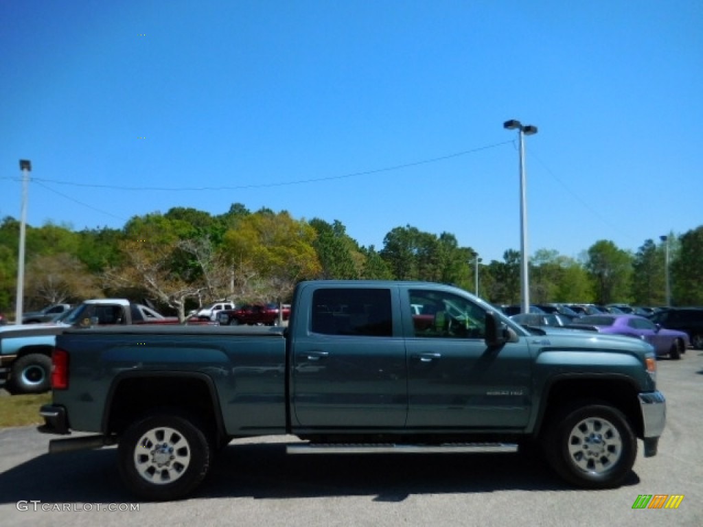 2015 Sierra 2500HD SLE Crew Cab 4x4 - Stealth Gray Metallic / Jet Black photo #9