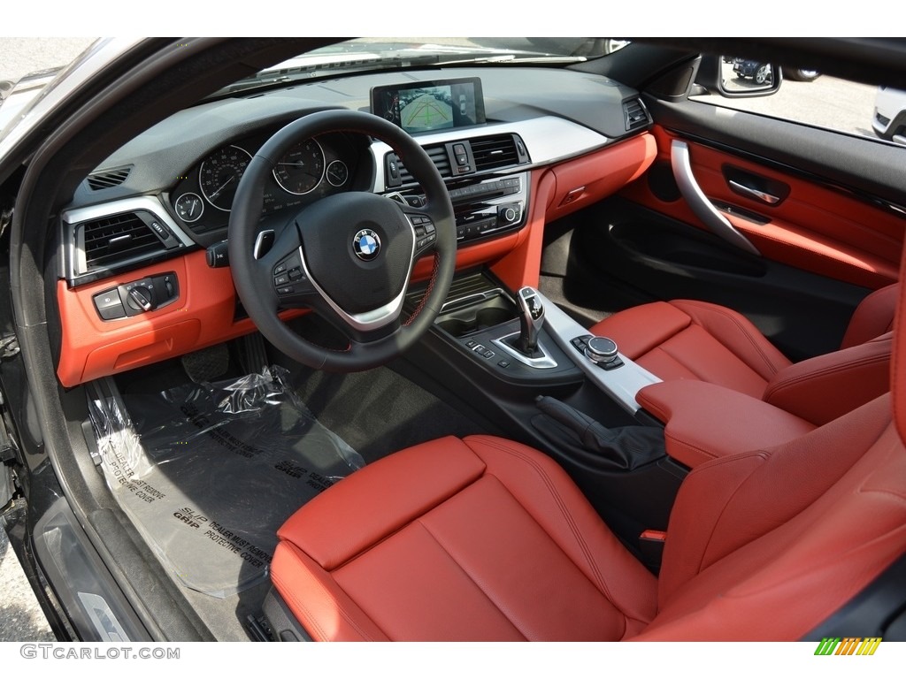 Coral Red Interior 2016 Bmw 4 Series 428i Xdrive Coupe Photo