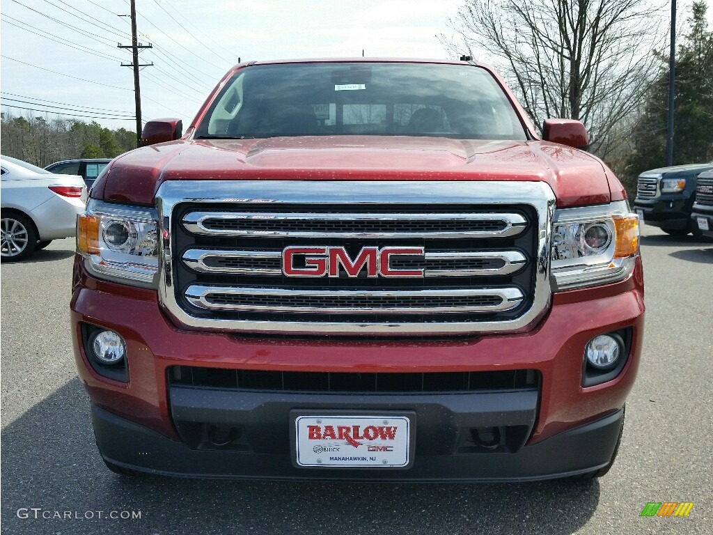 2016 Canyon SLE Crew Cab 4x4 - Copper Red Metallic / Cocoa/Dune photo #2