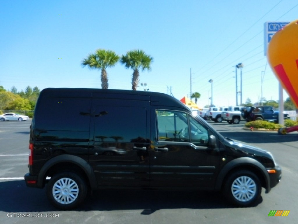 2013 Transit Connect XL Van - Panther Black Metallic / Dark Gray photo #11