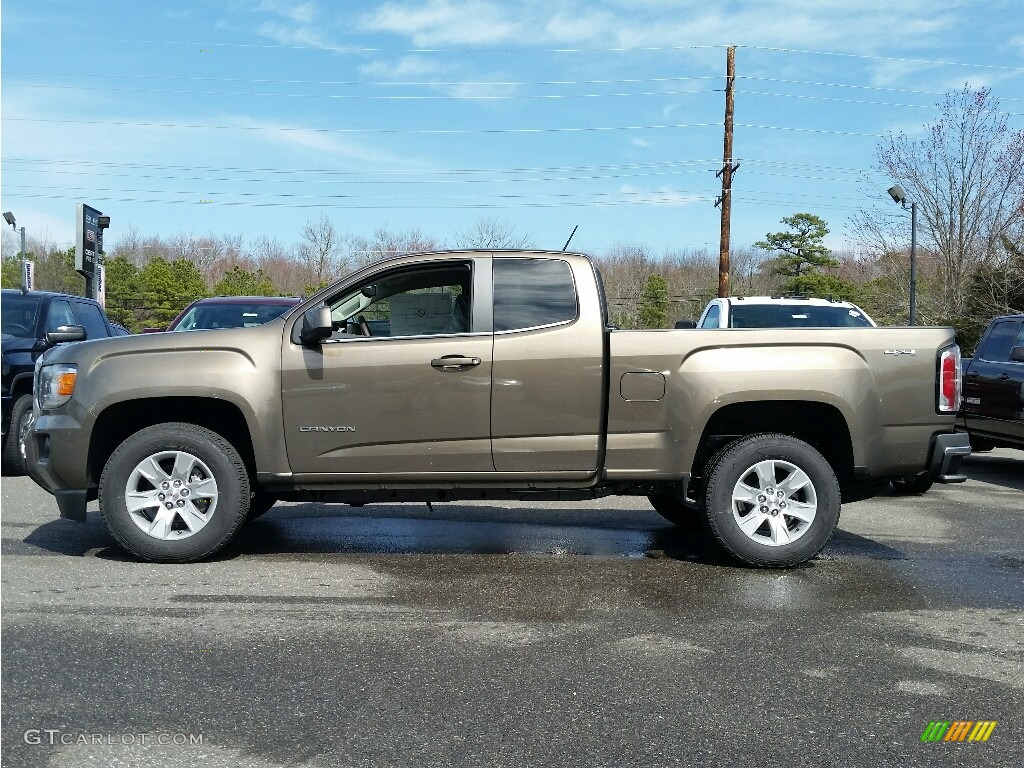 Bronze Alloy Metallic 2016 GMC Canyon SLE Extended Cab 4x4 Exterior Photo #111796733