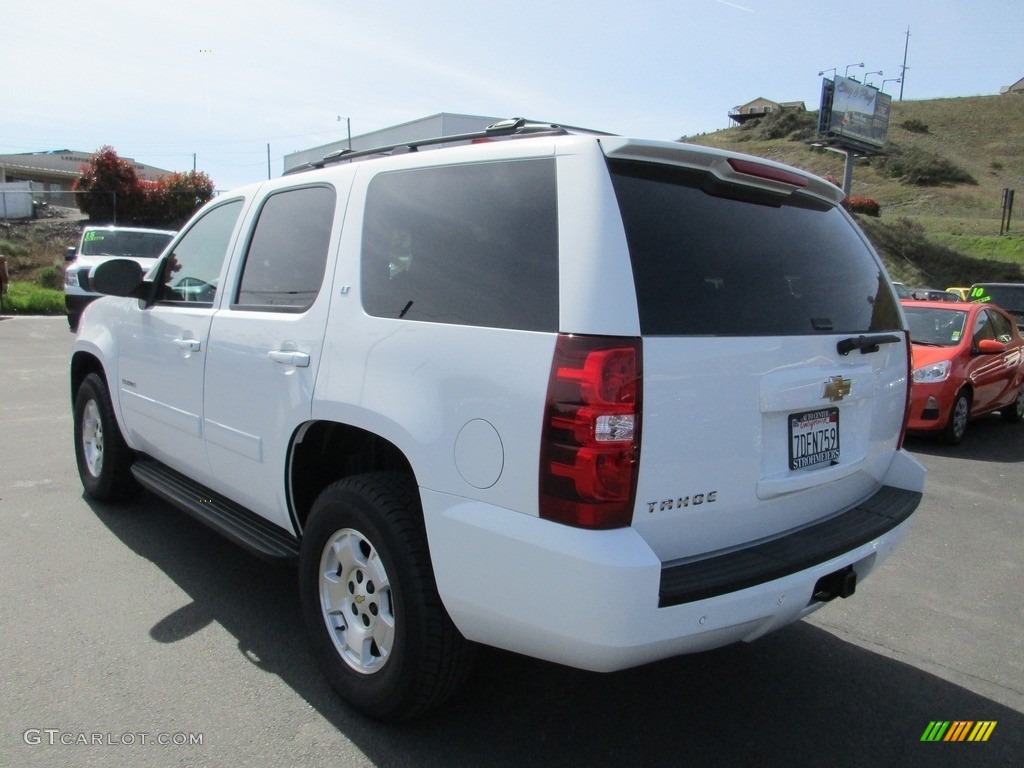 2013 Tahoe LT 4x4 - Summit White / Ebony photo #5