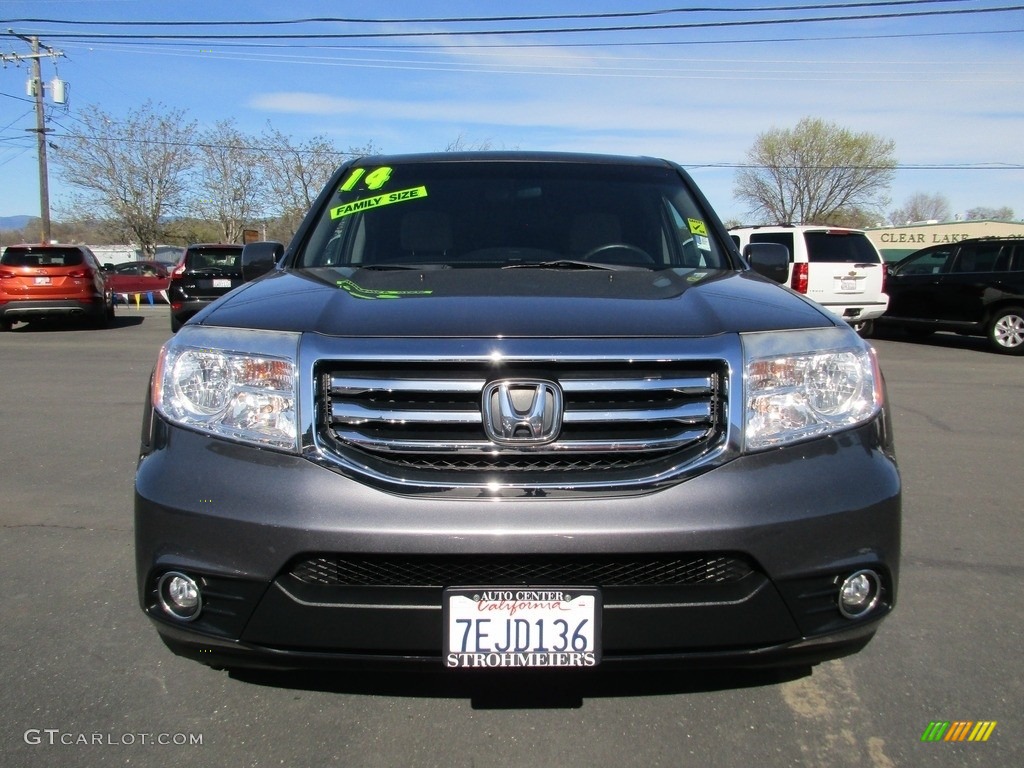 2014 Pilot EX - Modern Steel Metallic / Gray photo #2