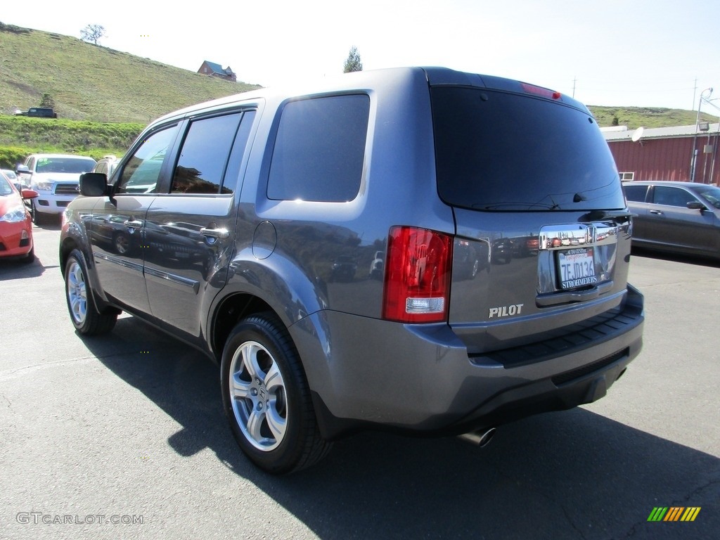 2014 Pilot EX - Modern Steel Metallic / Gray photo #5