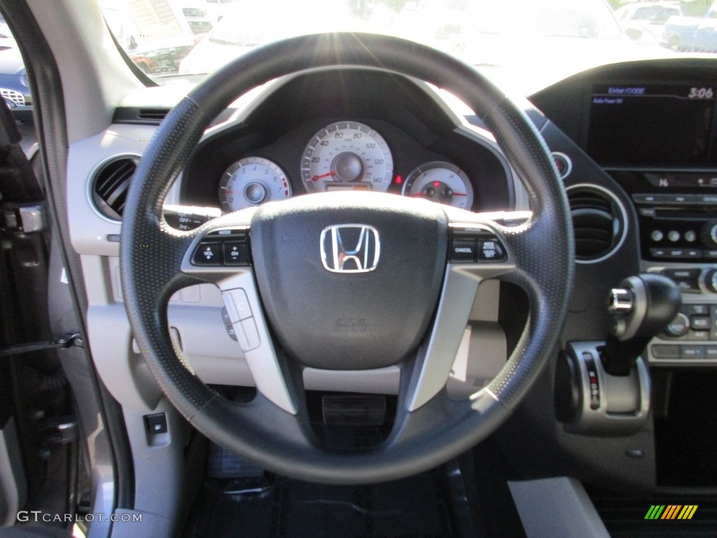 2014 Pilot EX - Modern Steel Metallic / Gray photo #13