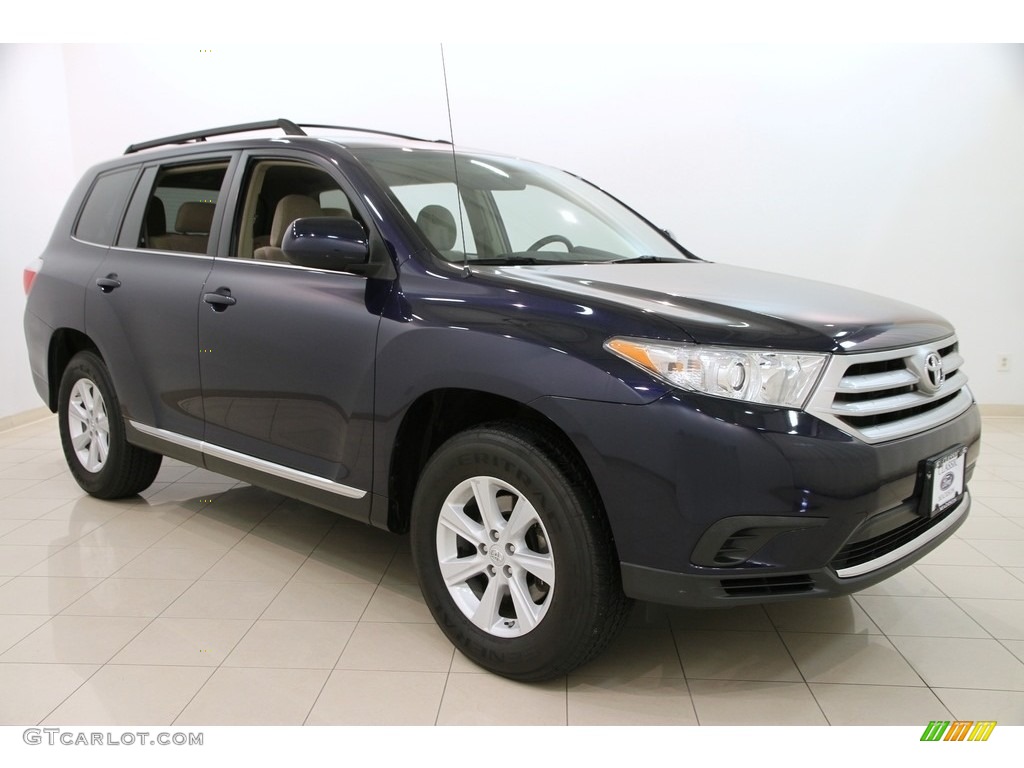 Nautical Blue Metallic Toyota Highlander