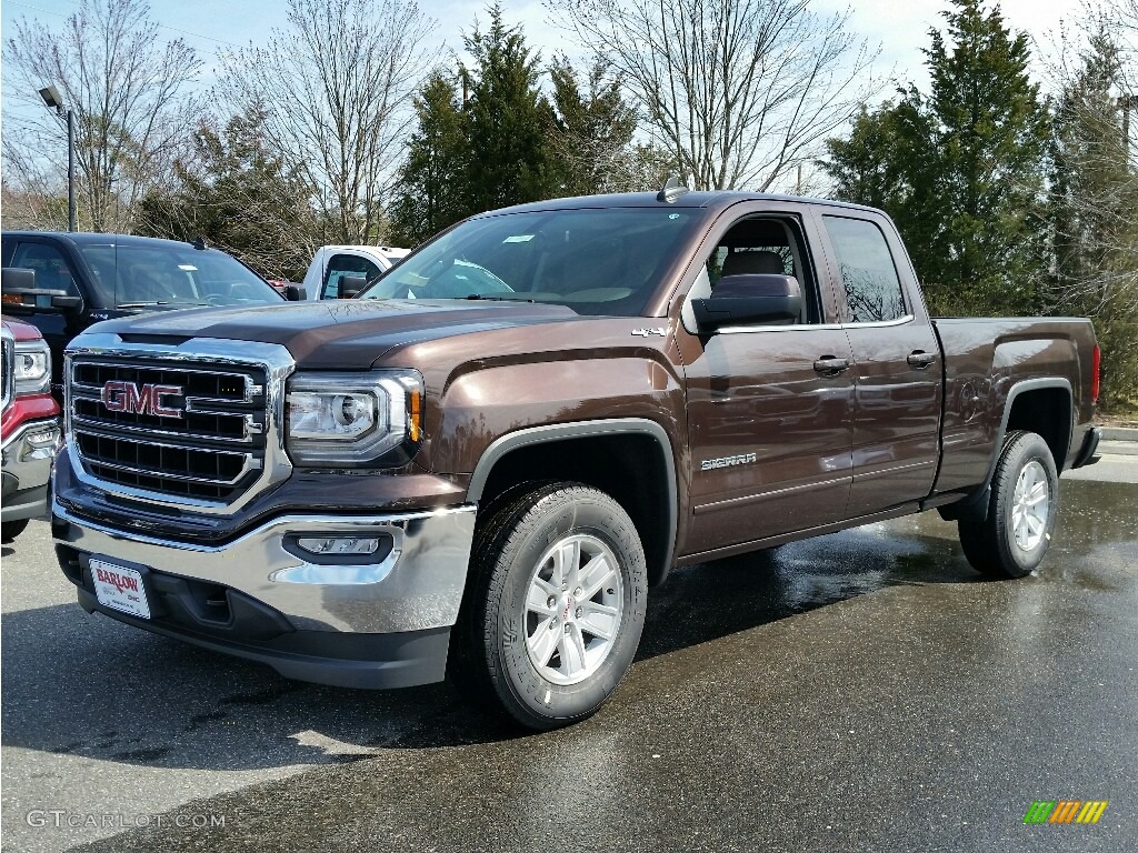 2016 Sierra 1500 SLE Double Cab 4WD - Mahogany Metallic / Jet Black photo #1