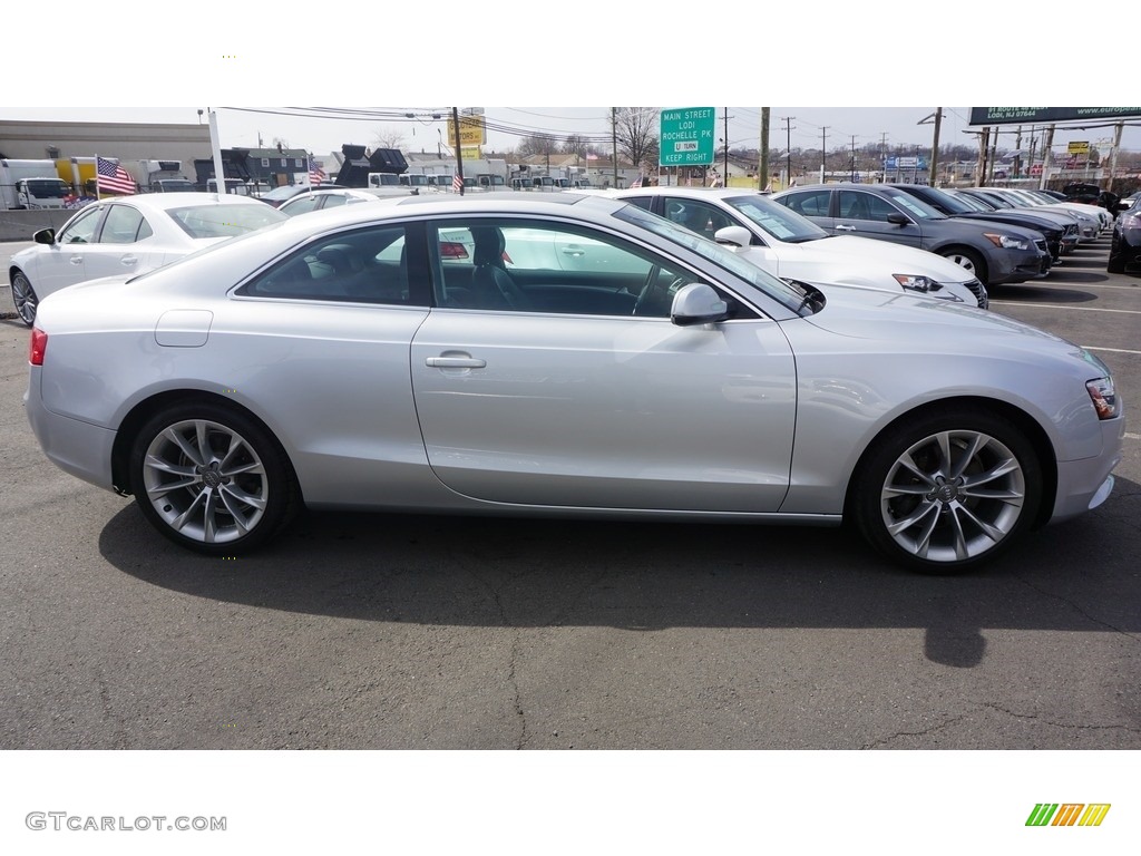 2013 A5 2.0T quattro Coupe - Cuvee Silver Metallic / Black photo #5