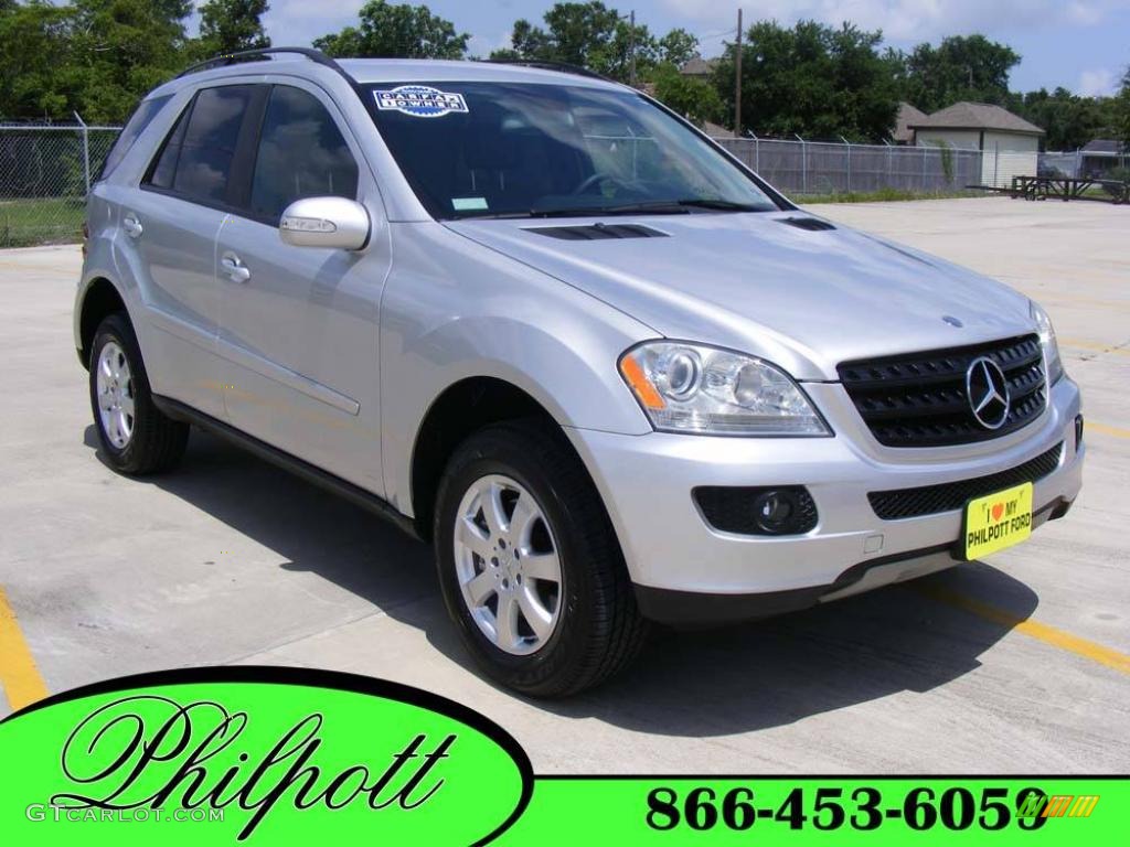 2006 ML 350 4Matic - Iridium Silver Metallic / Black photo #1