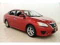 Red Brick 2013 Nissan Sentra SR