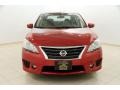 2013 Red Brick Nissan Sentra SR  photo #2