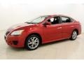 2013 Red Brick Nissan Sentra SR  photo #3