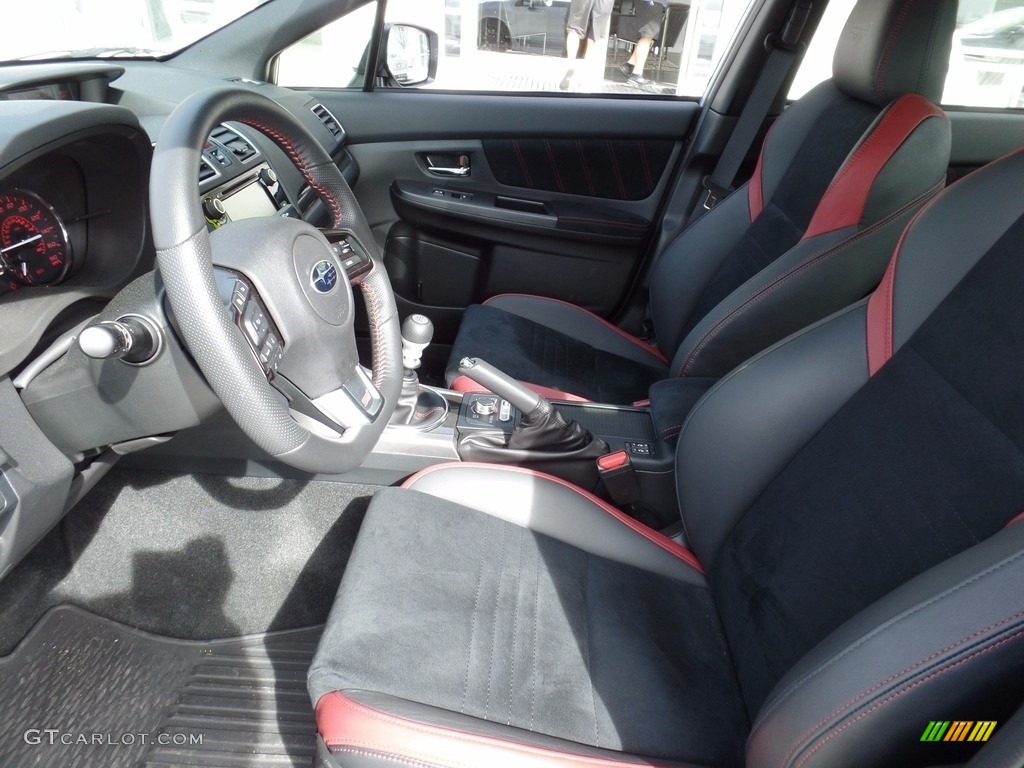 Carbon Black Interior 2016 Subaru WRX STI Photo #111807506