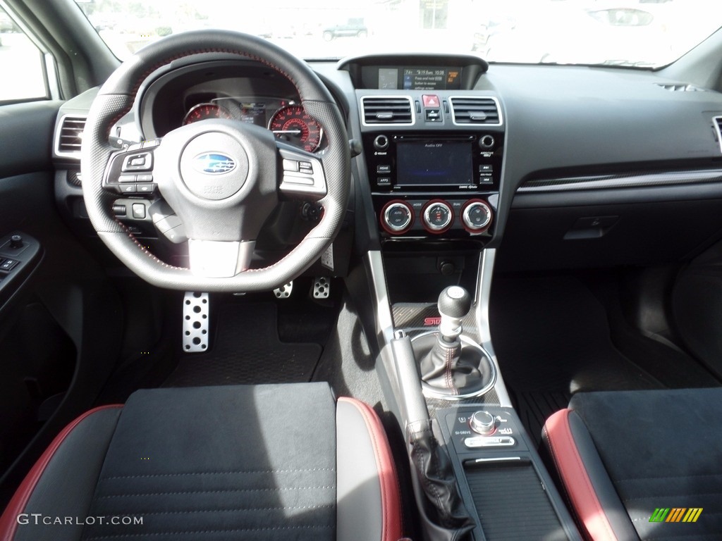 Carbon Black Interior 2016 Subaru WRX STI Photo #111807547
