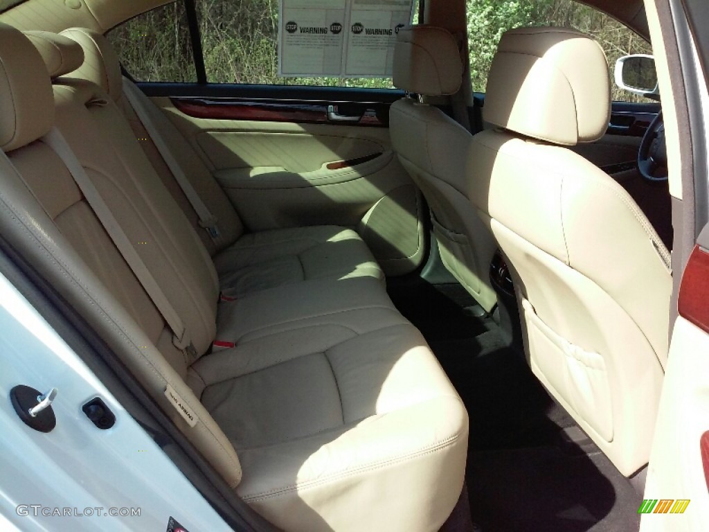 2012 Genesis 3.8 Sedan - White Satin Pearl / Cashmere photo #21