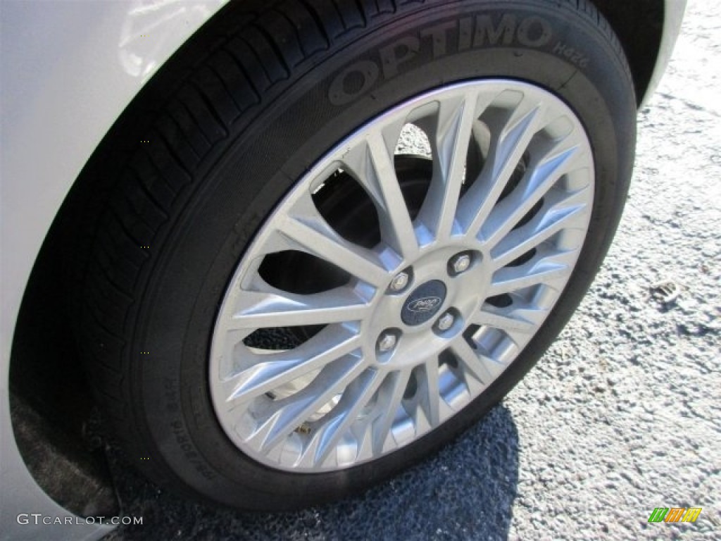 2015 Fiesta Titanium Hatchback - Ingot Silver Metallic / Charcoal Black photo #3