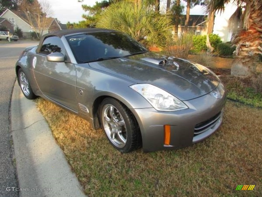 2006 350Z Touring Roadster - Silver Alloy Metallic / Carbon Black photo #1