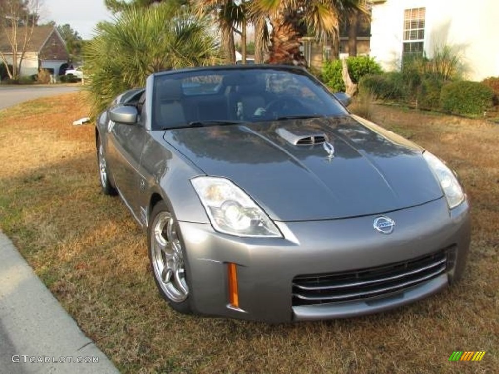 2006 350Z Touring Roadster - Silver Alloy Metallic / Carbon Black photo #2