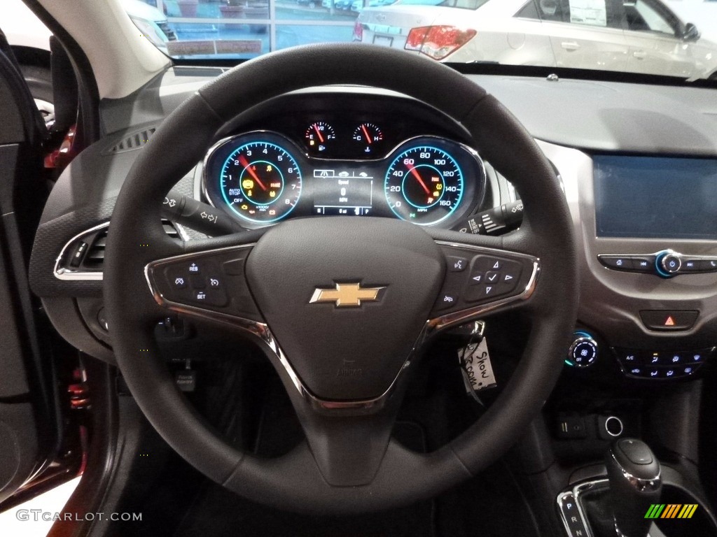 2016 Chevrolet Cruze LT Sedan Jet Black Steering Wheel Photo #111810865