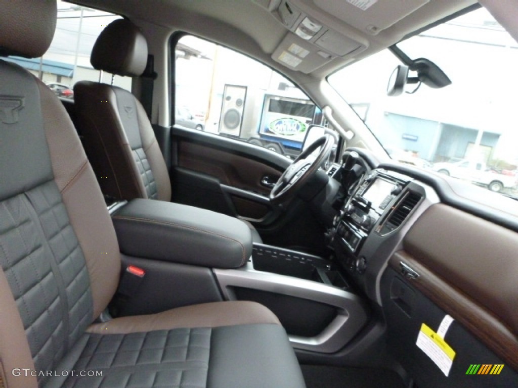2016 Nissan TITAN XD Platinum Reserve Crew Cab 4x4 Front Seat Photo #111811853