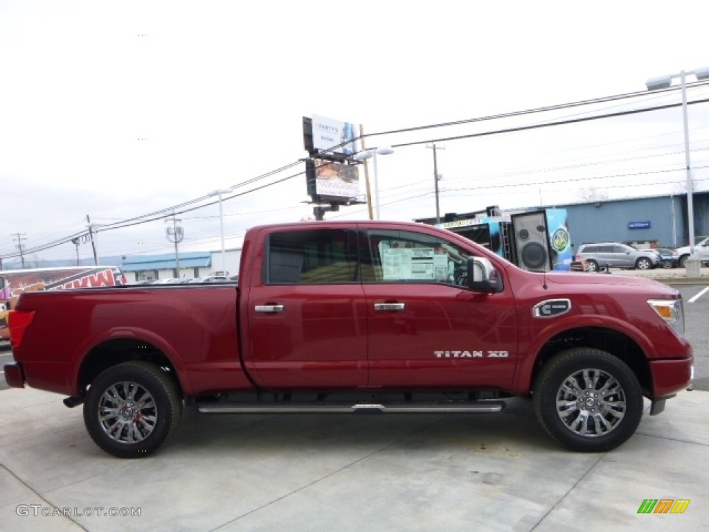 Cayenne Red 2016 Nissan TITAN XD Platinum Reserve Crew Cab 4x4 Exterior Photo #111811889