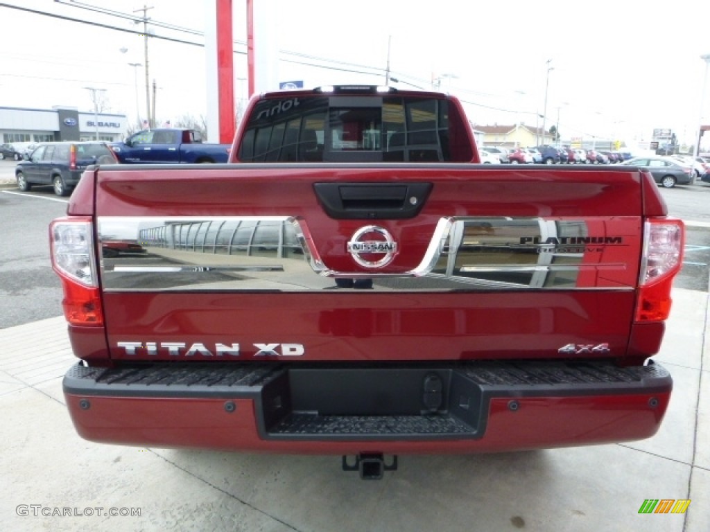 Cayenne Red 2016 Nissan TITAN XD Platinum Reserve Crew Cab 4x4 Exterior Photo #111811910