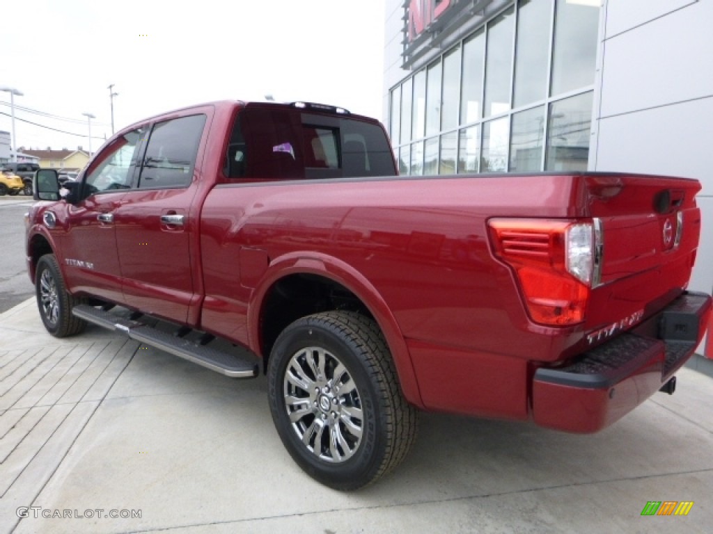 Cayenne Red 2016 Nissan TITAN XD Platinum Reserve Crew Cab 4x4 Exterior Photo #111811931