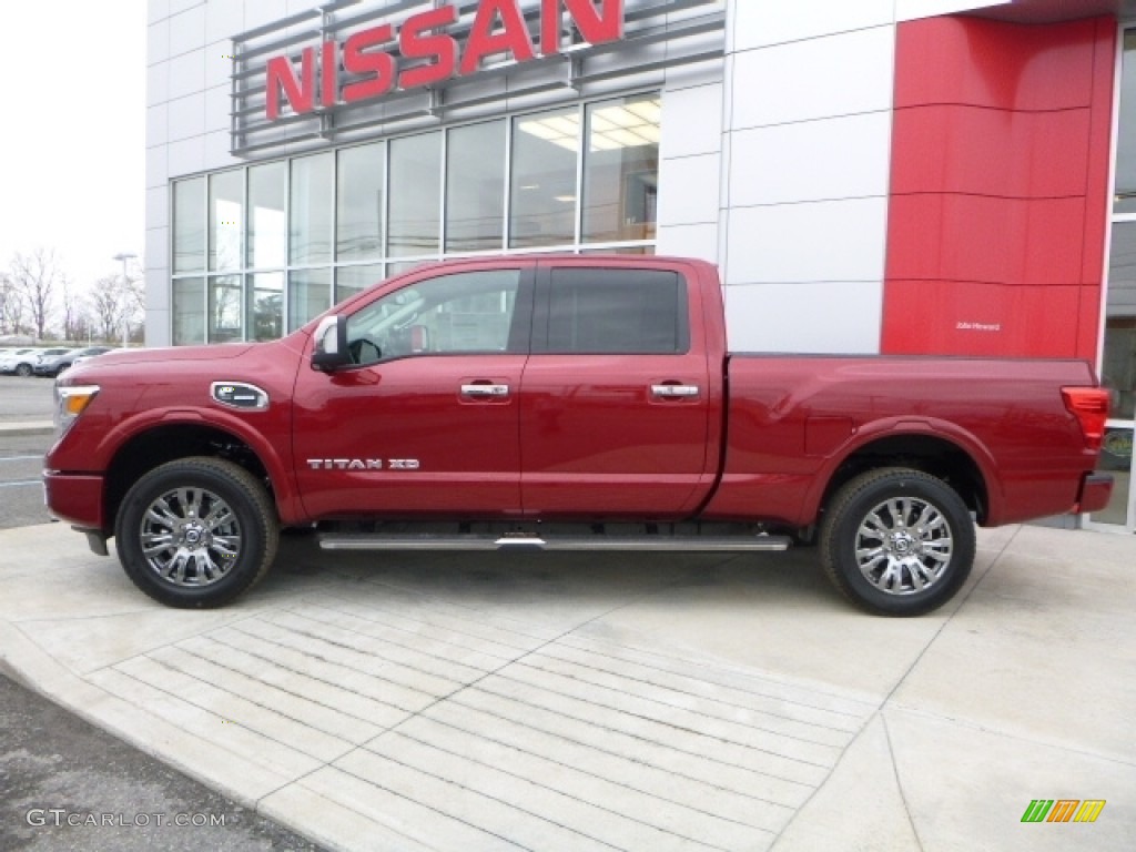 Cayenne Red 2016 Nissan TITAN XD Platinum Reserve Crew Cab 4x4 Exterior Photo #111811952