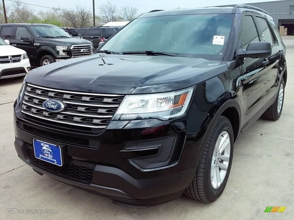 2016 Explorer FWD - Shadow Black / Medium Light Camel photo #4