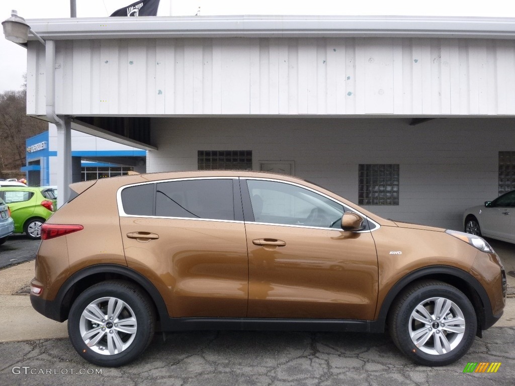 Burnished Copper Kia Sportage