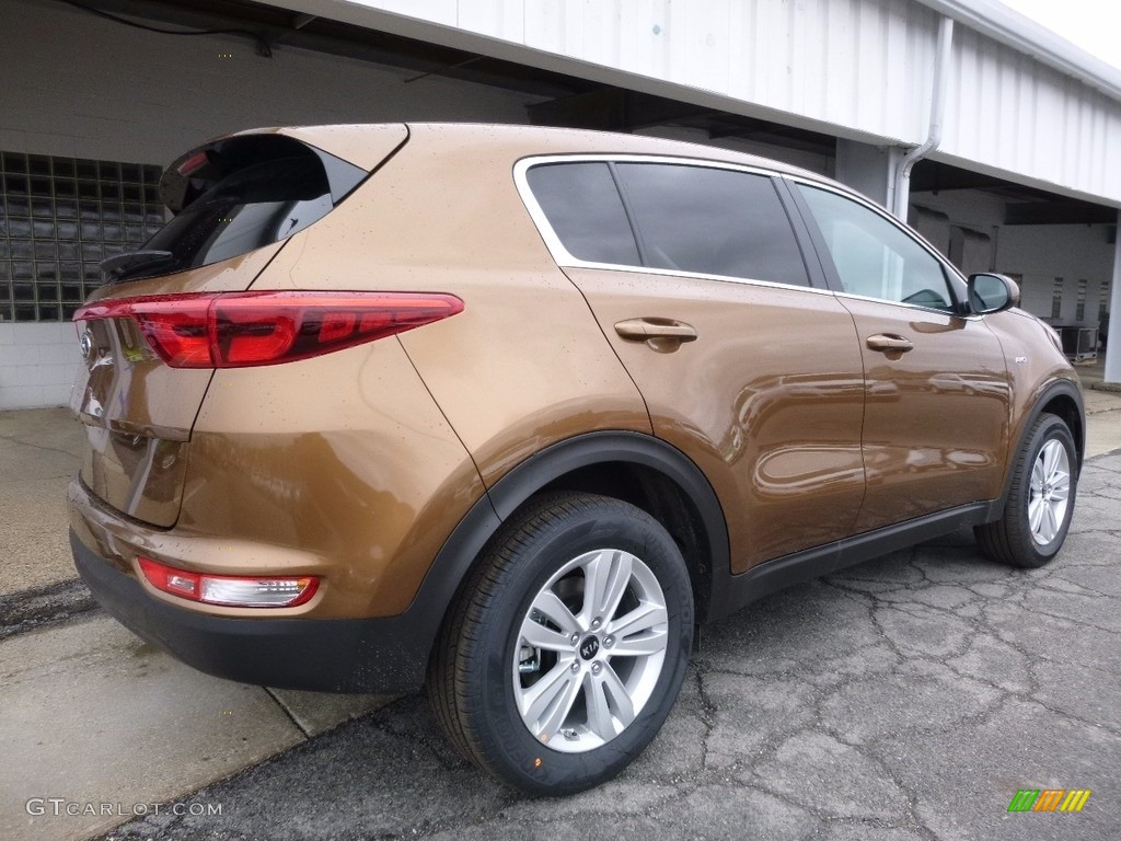 Burnished Copper 2017 Kia Sportage LX AWD Exterior Photo #111812909