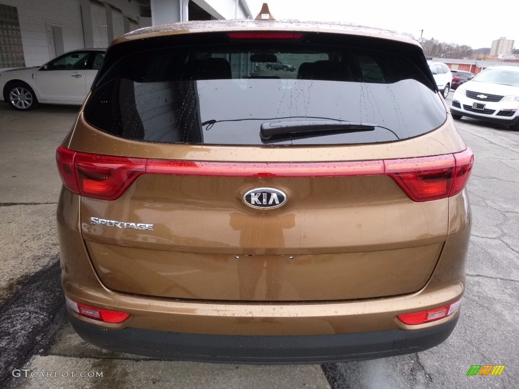 2017 Sportage LX AWD - Burnished Copper / Black photo #3