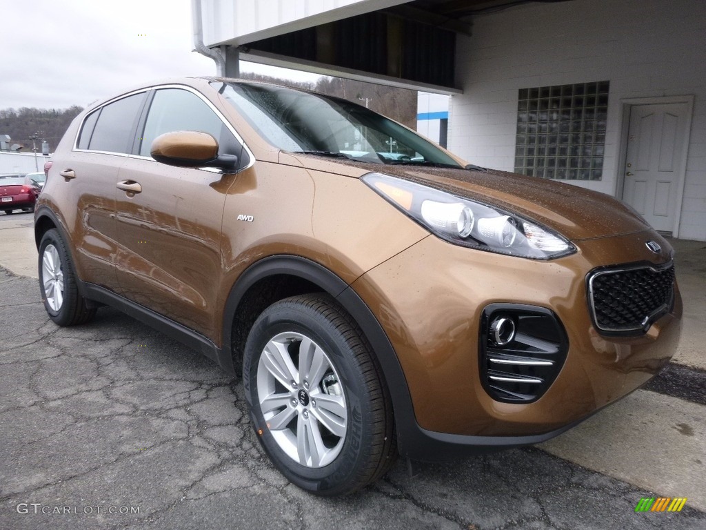 Burnished Copper 2017 Kia Sportage LX AWD Exterior Photo #111813098
