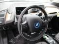 2016 BMW i3 Tera Dalbergia Brown Full Natural Leather Interior Steering Wheel Photo