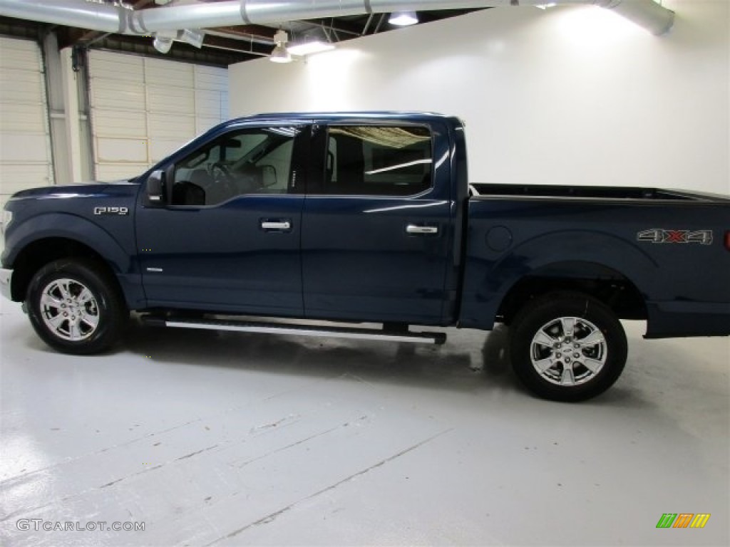 2016 F150 XLT SuperCrew 4x4 - Blue Jeans / Medium Earth Gray photo #6