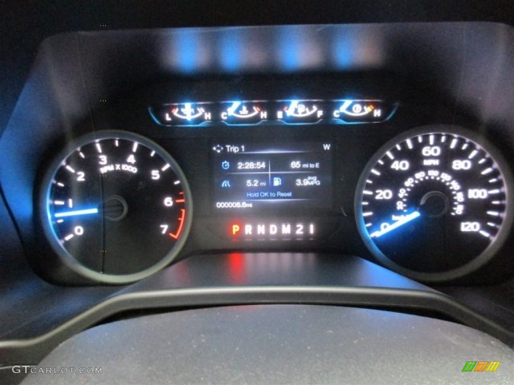 2016 F150 XLT SuperCrew 4x4 - Blue Jeans / Medium Earth Gray photo #21