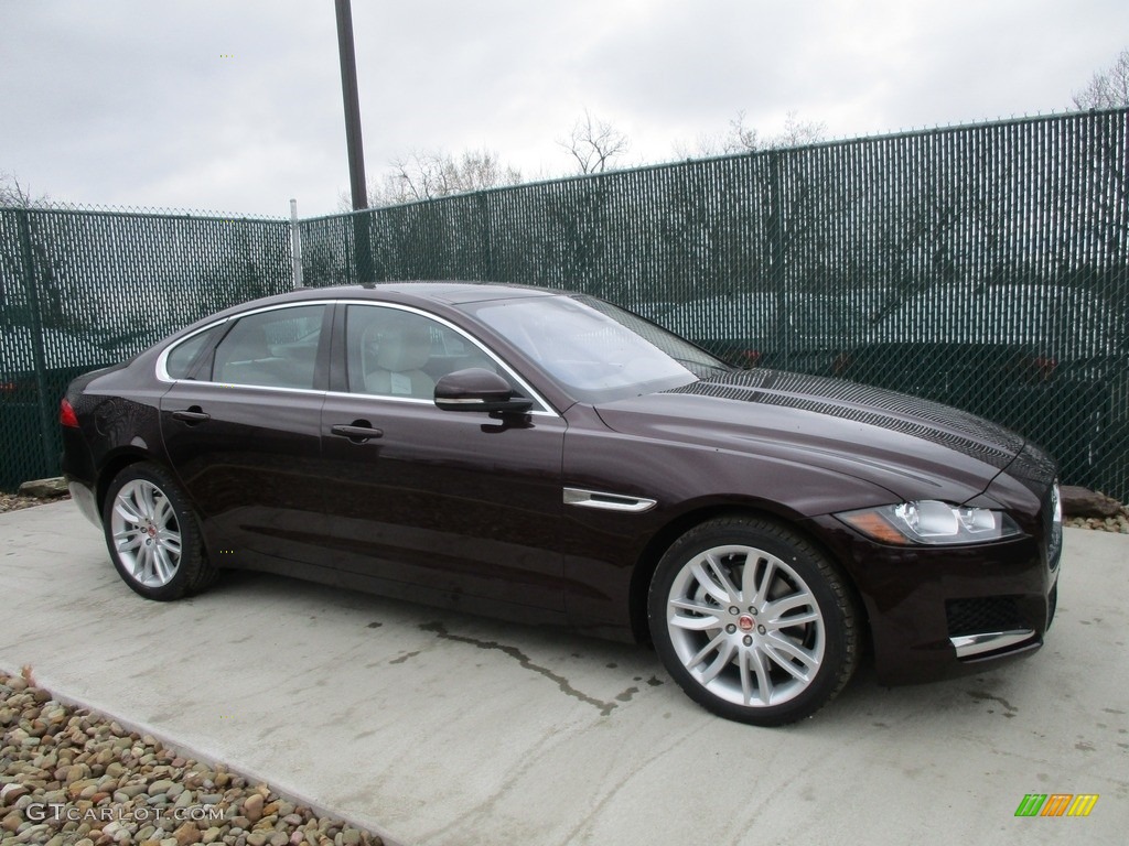 Aurora Red Jaguar XF