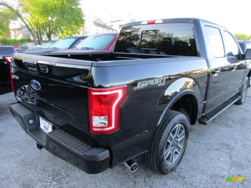 2016 F150 XLT SuperCrew 4x4 - Shadow Black / Black photo #9