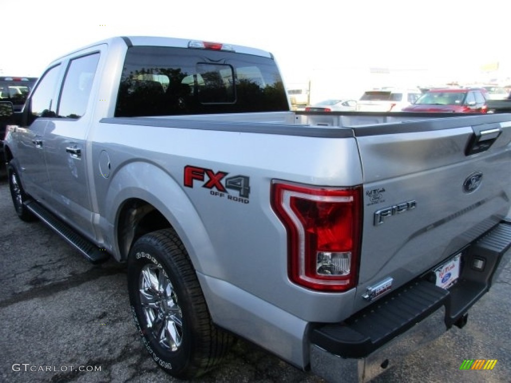 2016 F150 XLT SuperCrew 4x4 - Ingot Silver / Medium Earth Gray photo #6