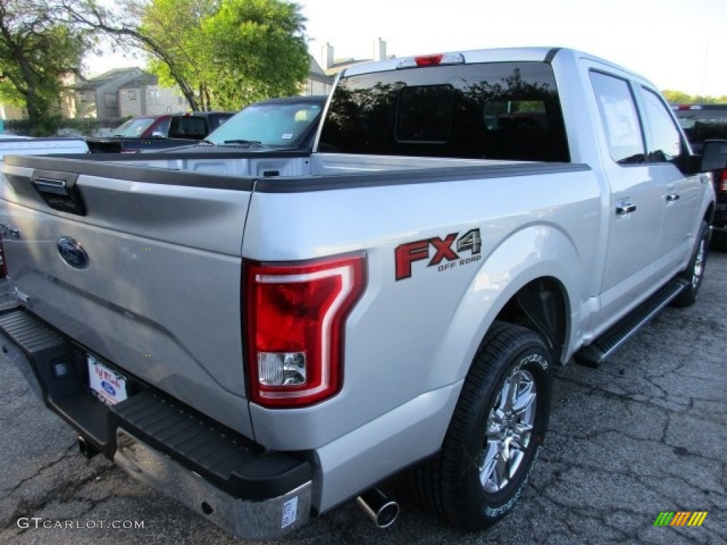 2016 F150 XLT SuperCrew 4x4 - Ingot Silver / Medium Earth Gray photo #9