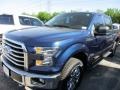 2016 Blue Jeans Ford F150 XLT SuperCrew 4x4  photo #2