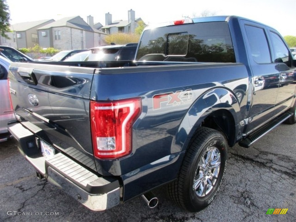 2016 F150 XLT SuperCrew 4x4 - Blue Jeans / Medium Earth Gray photo #9